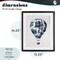 Stupell Industries Vintage Toile Hot Air Balloon Framed Print Under Glass, design by Lettered and Lined